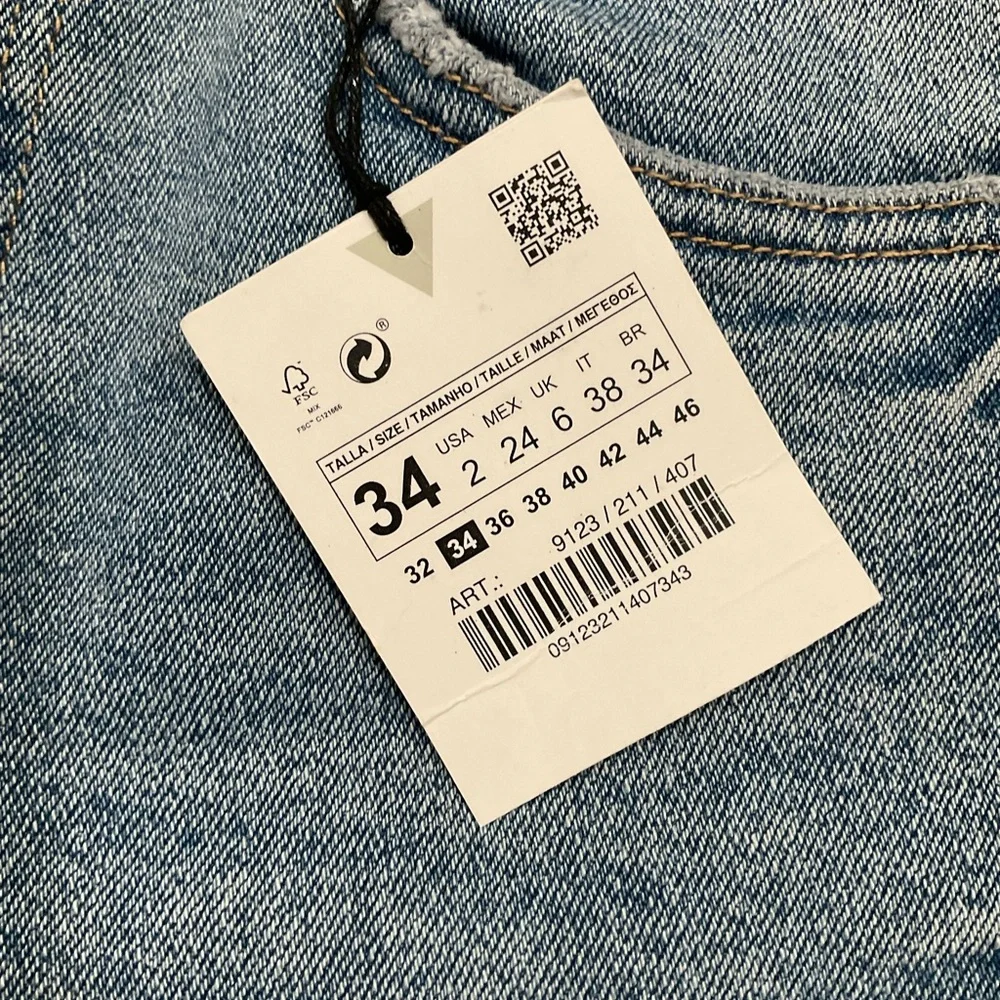 NWT ZARA JUNIORS HIGH WAISTED‎ JEANS